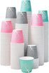 600 Pack 3oz Disposable Bathroom Cups, Colorful Disposable Mouthwash Cups, Small Disposable Cups, Mini Paper Cups for Parties, Picnics, Barbecues, Travel and Events.