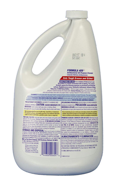 Formula 409 00636 Antibacterial Kitchen All Purpose Cleaner Disinfectant, Regular, 64oz Refill - Paack of 2