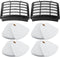 Filters Replacement for Shark Navigator Lift-Away NV350, NV351, NV352, NV355, NV356E, NV357, NV360, NV370, NV391, UV440, UV490, UV540, Directly Replaces XFF350 XHF350, 2 Hepa Filter + 4 Foam Filter