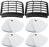 Filters Replacement for Shark Navigator Lift-Away NV350, NV351, NV352, NV355, NV356E, NV357, NV360, NV370, NV391, UV440, UV490, UV540, Directly Replaces XFF350 XHF350, 2 Hepa Filter + 4 Foam Filter
