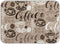 Coffee Dish Drying Mat 18 x 24 Inch Large Coffee Drying Mat with High Absorbent Reversible Microfiber Coffee Bean Dish Rack Pad Dish Drainer Mat Brown Coffee Mat for Kitchen Counter Coffee Bar