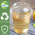 INDRAH 50PCS 12 oz Clear Plastic Cups With Dome Lids (No Hole) Disposable Parfait Cups Dessert Cups for Fruit Yogurt Smoothie Iced Cold Drinks, No Leaking