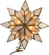 Kurt Adler 8.5-Inch Capiz Star Tree Topper with 10 Clear Lights and 1 Spare Bulb