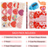 Valentines Day Gifts for Kids Classroom - 28 Packs Super Value Valentines Stationery Kit, Valentines Cards, Valentines Pencils, Erasers, Pen Sharpeners,Pen Holders,Valentine Exchange Party Favors Toys