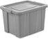 Sterilite 16786A06 Storage Tote, 18 Gallon, Cement Lid and Base