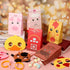 42 Pieces Farm Animal Bags and Sticker Farm Animal Masks Farm Animal Wristbands Bracelets Goodie supplies for Birthday Themed Party
