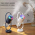 fuliying Cool mist humidifier-Portable mini humidifier with led lights,usb portable air humidifier ultra-quiet, Suitable for Babies, Kids, Indoor, Bedroom, Office, Car, Travel (White)