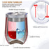 Wine Gifts for Women, Relaxing Spa Gift Baskets for Women, Wine Insulated Tumbler for Wine Lover, Stainless Steel Wine Tumbler with Lid, Christmas Birthday Gift Box for Mom Wife Sister Friends Female