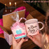 Boss Lady Mothers Day Gifts Basket for Women - 12oz Gold Pink Ceramic Coffee Mug + Funny Socks + Gift Bag - For the Best Boss and Boss Lady. The Best Mothers Day Gifts for Mom.