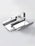 yeavs Toilet Paper Holder with Phone Shelf and Waterproof Cover, SUS304 Stainless Steel Tissue Roll Storage Rack (Polished Chrome)