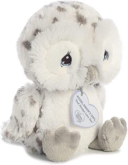 Aurora - Precious Moments - 8.5" Nigel Snowy Owl White Grey