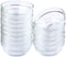 Maredash Mini Bowls 4 Inch Glass Bowls for Kitchen Prep, Dessert, Dips, and Candy Dishes ,4oz Stackable Dishware safe ,Set of 16 (combination)