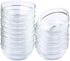 Maredash Mini Bowls 4 Inch Glass Bowls for Kitchen Prep, Dessert, Dips, and Candy Dishes ,4oz Stackable Dishware safe ,Set of 16 (combination)