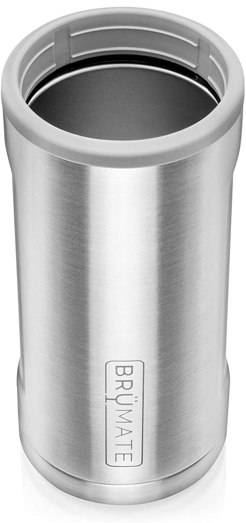 Br¼Mate Hopsulator Twist Double-Walled Stainless Steel Insulated Can Cooler for 16oz Aluminum Bottles (Rose Gold)