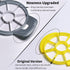 Newness Pineapple Corer and Slicer Tool, Durable Pineapple Core Remover with Upgraded Cutter & Reinforced Thicker Blade, Stainless Steel Kitchen Fruit Gadget for Diced Pineapple Rings, Grey Handle