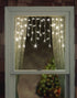 Tupkee Shimmering Twinkle Window Icicle Lights - 3 Feet (0.91 m), 50 Clear Incandescent Christmas Indoor Twinkle Icicle Lights