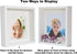 BD ART 9x9 (23 x 23 x 4.7 cm) White Shadow Box 3D Square Picture Frame with Mat for 5x5 inch Photo, Glass Front