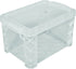 Advantus Super Stacker 4" x 6" Index Card Box, Clear, 1 Box, 40305