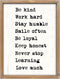 Wartter 11.8 x 15.8 inches Rustic Wood Framed Wall Decor Signs Farmhouse Wall Hanging Art - Be Kind, Stay Humble,Smile Often.