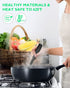 2Pack Meat Chopper, Heat Resistant Meat Masher for Hamburger Meat, Ground Beef Smasher, Nylon Hamburger Chopper Utensil, Meat Ground, Non Stick Mix Chopper Mix and Chop, Meat Masher Tool Gift