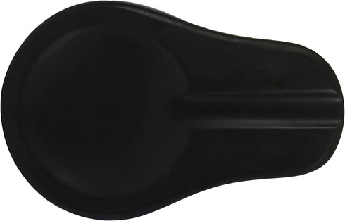 Marbco Marble Spoon Rest, Ladle Holder, Marble Spoon Rest Holder for Stove Kitchen, Heavy Duty, Dishwasher Safe (Design 2, Black)