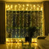 Brightown Hanging Window Curtain Lights 9.8 Ft Dimmable & Connectable with 300 LED, Remote, 8 Lighting Modes, Timer for Bedroom Wall Party Indoor Outdoor Decor, Warm White(Curtain is Not Included)