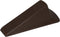 Master Manufacturing Brown Giant Foot Door Stop, Heavy Duty Rubber Wedge Design, Made in the USA, Holds Doors Up to 2" Clearance Securely (00964)