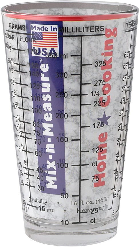 Dezine Products USA 1 1/2 Cup Mix-N-Measure Glass Measuring Cup