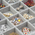 KLOUD City Jewelry Box Organizer Display Storage case?Gray-24 Grid?