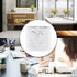 Bathroom Toothbrush Holder with Marble Pattern in Ink WhitePencil Holder Multifunctional Use,Pen Holder Make of Resin.for Bathroom Countertop and Desk.