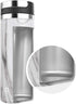 Nayad Roamer Stainless Steel Vacuum Insulated Thermos Bottle, Automotive Cup Holder Compatible Travel Coffee Mug Water Bottle with Lid for Iced Cold/Hot Drinks (18 oz, Marble)