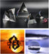 Hartop Clear K9 Crystal Ball Crystal Pyramid Crystal Triangular Prism with Microfiber Pouch Wiper Cloth for Photography Accessory and Art Decor
