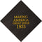 Crisky 90th Birthday Disposable Napkins Black and Gold Dessert Beverage Cocktail Cake Napkins 90th Birthday Decoration Party Supplies for Man Making Great Since 1933, 50 Pack 4.9"x4.9" Folded