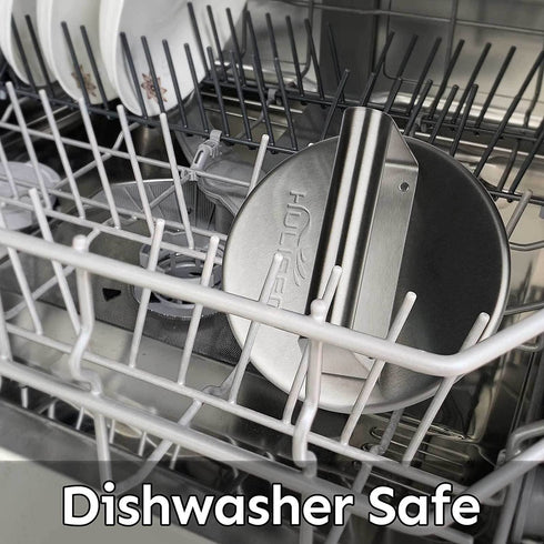 HULISEN Burger Press Hamburger Patty Maker, Stainless Steel Hamburger Press, 6 Inch Round Burger Smasher, Non Stick Grill Press for BBQ Flat Top Griddle Cooking, Griddle Accessories Kit, Gift Package