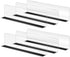 Baluue 6Pcs Plastic Shelf Dividers Magnetic Closet Shelf Organizer Divider Separator Clapboard for Storage Bedroom Bathroom Kitchen Office Supermarket 6CM