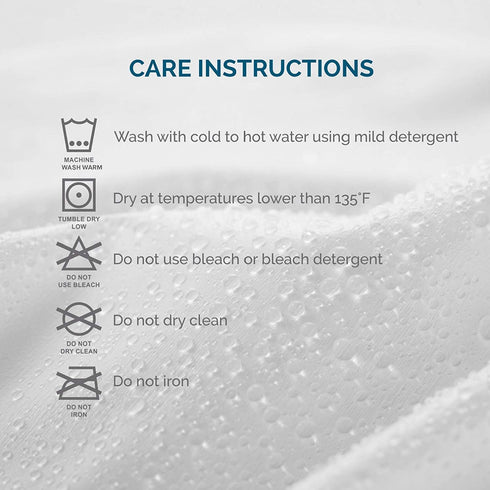 Lucid Premium Hypoallergenic 100% Waterproof Mattress Protector - 15 Year Warranty