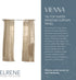 Elrene Home Fashions Vienna Sheer Tie-Top Window-Curtain Panel, 52 in x 84 in (1 Panel), Flax