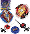 Bay Battle Burst B-92 Starter Sieg Excalibur.1.Ir and B-86 Legend Spriggan 7 Mr Blades with Launcher Stater and Stadium Set High Performance Battling Top (Blue)