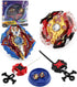 Bay Battle Burst B-92 Starter Sieg Excalibur.1.Ir and B-86 Legend Spriggan 7 Mr Blades with Launcher Stater and Stadium Set High Performance Battling Top (Blue)