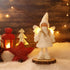 16 Inches Handmade Christmas Gnome Decoration Swedish Figurines (White Angel)