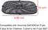 Air Fryer Replacement Grill Pan for Gourmia 8QT Digital Air Fryer GAF838,Air Fryer Grill Pan Replacement Parts for Chefman TurboFry Air Fryer 8QT,Nonstick Coating Air Fryer Crisper Plate
