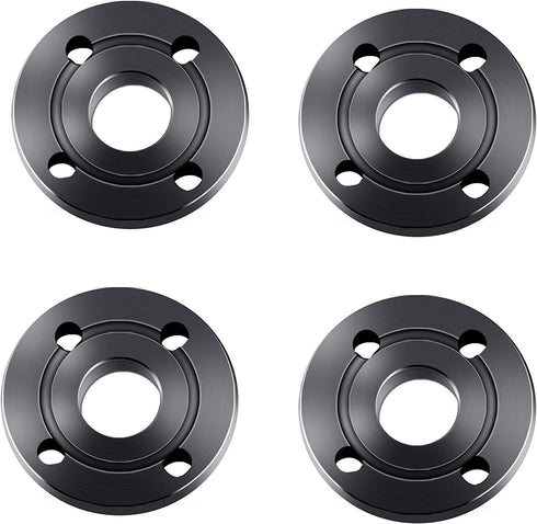 Podoy Angle Grinder Outer Lock Nut for Compatible with Makita Dewalt Milwaukee Bosch Black & Decker Ryobi 5/8"-11 Fits All 4-1/2" (4 Pack)