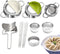 Dumpling Maker Stainless Steel Dumpling Mold Dumpling Mould Set, for ravioli maker Empanadas Pastry Pie DIY Handmade 9 Pieces Sets Kitchenware