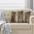 Alricc Taupe Throw Pillow Cover Pack of 2, Abstract Art Gallery Modern Decorative Cushion Cover for Bedroom Sofa Living Room(22 x 22 Inch,Taupe)