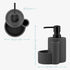 Navaris Dish Soap Dispenser and Caddy - Kitchen Soap Dispenser with Sponge Tray and Brush Holder - Sink Organizer Liquid Soap Pump for Countertop