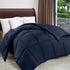 Utopia Bedding Comforter Duvet Insert - Quilted Comforter with Corner Tabs - Box Stitched Down Alternative Comforter (Twin, Navy)