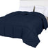 Utopia Bedding Comforter Duvet Insert - Quilted Comforter with Corner Tabs - Box Stitched Down Alternative Comforter (Twin, Navy)