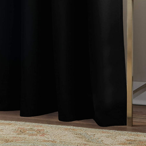 Curtainworks Kendall Color Block Grommet Curtain Panel, 120 inch, Cream