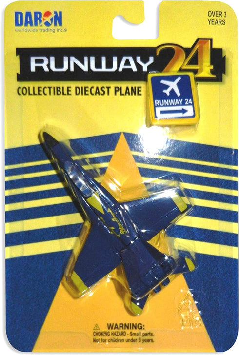 Daron Worldwide Trading Runway24 F/A-18 Angels No Runway Vehicle, Blue
