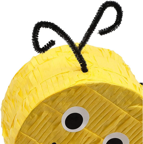 Bumble Bee Pinata for Gender Reveal or Birthday Party (15.5 x 13 Inches)